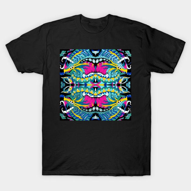 kaiju kraken squid madness ecopop monster art T-Shirt by jorge_lebeau